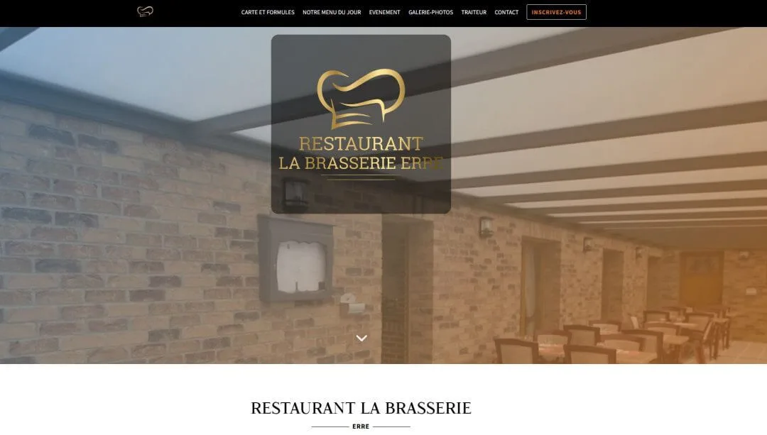 Site Restaurant brasserie-erre
