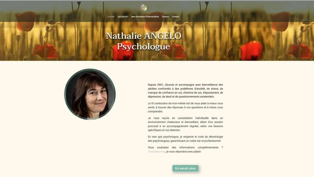 Site Nathalie ANGELO Psychologue